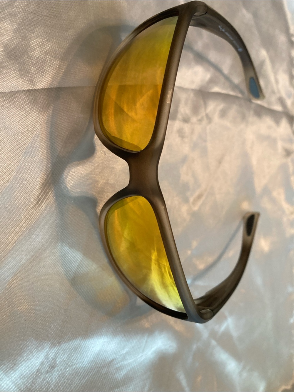 Panama Jack Matte Black Frame with Yellow Mirrored Lenses